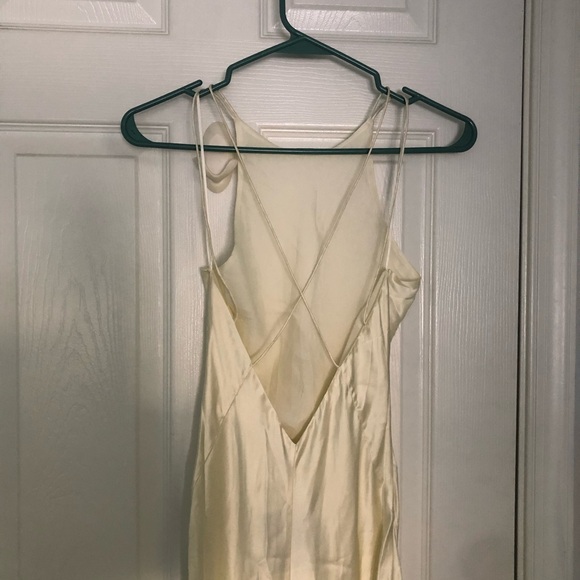 Zara 100% SILK HALTER DRESS - Picture 6 of 17